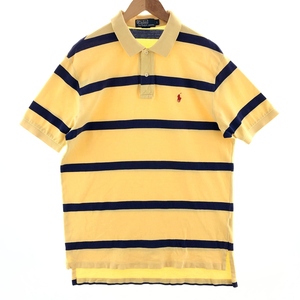 古着 ラルフローレン Ralph Lauren POLO by Ralph Lauren 半袖 ボーダー ポロシャツ メンズL /eaa381249