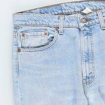 古着 90年代 リーバイス Levi's 505 REGULAR FIT STRAIGHT LEG テーパードデニムパンツ USA製 メンズw34 ヴィンテージ /eaa424606_画像8