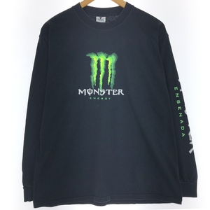 古着 YAZBEK MONSTER ENERGY モンスターエナジー ロングTシャツ ロンT メンズL /eaa440005