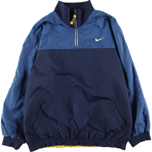 古着 90年代 ナイキ NIKE リバーシブル ハーフジップ ナイロンプルオーバー メンズL ヴィンテージ /eaa444899