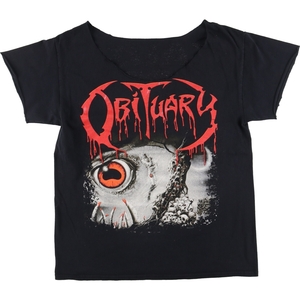 古着 OBITUARY オビチュアリー バンドTシャツ バンT メンズL /eaa429956