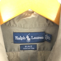 古着 ラルフローレン Ralph Lauren BLAKE 半袖 ボタンダウンシャツ メンズXL /eaa445181_画像3