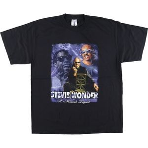 古着 Tennessee River STEVIE WONDER スティーヴィー ワンダー バンドTシャツ バンT メンズXL /eaa436897