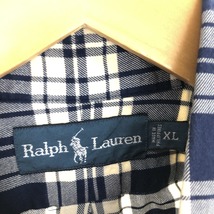 古着 ラルフローレン Ralph Lauren 長袖 ボタンダウン ライトネルチェックシャツ メンズXL /eaa445087_画像3