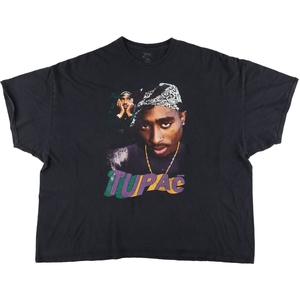 古着 ビッグサイズ 2pac トゥーパック ラップTシャツ ラップT メンズXXXXXL /eaa436658