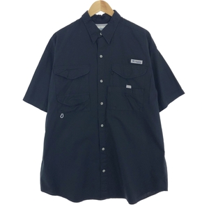 古着 コロンビア Columbia PFG 半袖 フィッシングシャツ メンズL /eaa445028