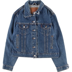 古着 00年代 リーバイス Levi's 77715-0289 デニムジャケット Gジャン USA製 レディースL /eaa444368