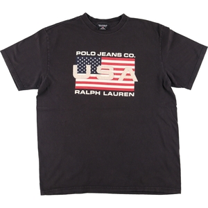 古着 ラルフローレン Ralph Lauren RALPH LAUREN JEANS CO 半袖 プリントTシャツ メンズM /eaa441984