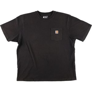 古着 カーハート Carhartt Loose Fit 半袖 ワンポイントロゴポケットTシャツ メンズXL /eaa436395