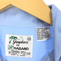 古着 70年代 Guayabera HABAND 半袖 メキシカンシャツ キューバシャツ メンズXXL ヴィンテージ /eaa441915_画像3