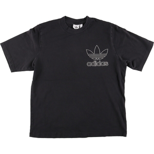 古着 アディダス adidas ORIGINALS オリジナルス ロゴプリントTシャツ メンズL /eaa432211