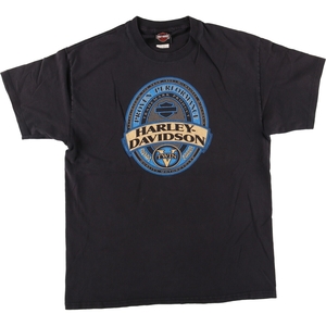 古着 ヘインズ Hanes Harley-Davidson ハーレーダビッドソン モーターサイクル バイクTシャツ メンズM /eaa440639