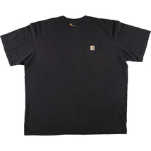 古着 ビッグサイズ カーハート Carhartt ORIGINAL FIT 半袖 ワンポイントロゴポケットTシャツ メンズXXXL /eaa431061_画像1