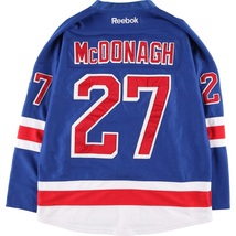 古着 リーボック Reebok NHL NEW YORK RANGERS ニューヨークレンジャーズ ゲームシャツ ホッケーシャツ カナダ製 メンズXXL /eaa445654_画像2