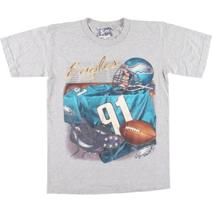 古着 90年代 リー SPORT NFL PHILADELPHIA EAGLES フィラデルフィアイーグルス スポーツTシャツ USA製 メンズM ヴィンテージ /eaa436670