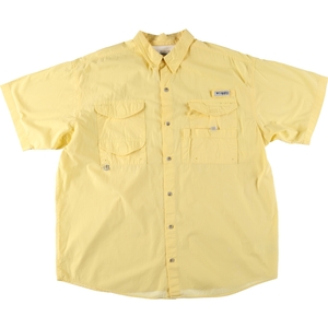 古着 コロンビア Columbia PFG 半袖 フィッシングシャツ メンズXL /eaa441223