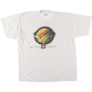 古着 00年代 ジャージーズ Jerzees Wilson ウィルソン US OPEN 全米オープンテニス スポーツTシャツ メンズXL /eaa441742