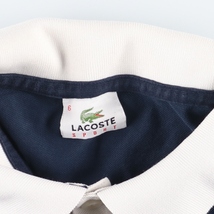 古着 ラコステ LACOSTE SPORT 半袖 ポロシャツ 6 メンズL /eaa444829_画像3