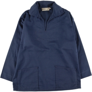 古着 KINSALE SMOCKS フィッシャーマンスモック ユーロ コットンプルオーバー メンズL /eaa446224