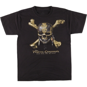 古着 ヘインズ Hanes PIRATES OF THE CARIBBEAN パイレーツオブカリビアン 映画 ムービーTシャツ メンズM /eaa445854