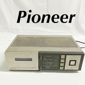 ▲ PIONEER CT-X70 パイオニア ステレオカセットデッキ 100V 50/60Hz 28W 音響機器　オーディオ ［通電のみ確認］【otos-536】