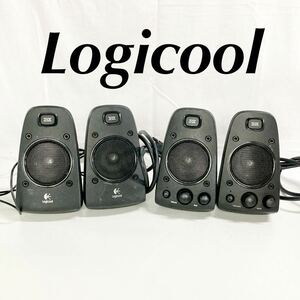 ▲ Logicool ロジクール Speaker System スピーカーシステム 型番不明　2.1chアクティブスピーカー THX認定　［現状品］【OTOS-579】