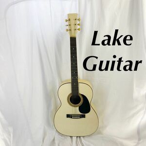 Lake Guitar 日信工業 レイク クラシック ギター ホワイト アコギ 楽器 SUWA JAPAN ［現状品］【otos-589】