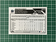 ★TOPPS MLB 2023 UPDATE #US113 BRAXTON GARRETT［MIAMI MARLINS］ベースカード「BASE」★_画像2