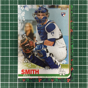 ★TOPPS MLB 2019 HOLIDAY BASEBALL #HW99 WILL SMITH［LOS ANGELES DODGERS］ベースカード ルーキー「RC」19★の画像1