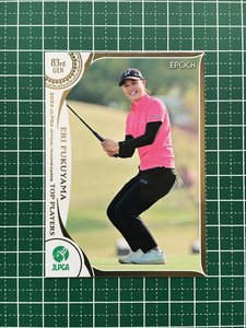 ★EPOCH 2022 JLPGA 女子ゴルフ TOP PLAYERS #63 福山恵梨 レギュラーカード★