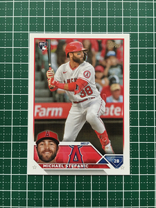 ★TOPPS MLB 2023 UPDATE #US124 MICHAEL STEFANIC［LOS ANGELES ANGELS］ベースカード「BASE」ルーキー「RC」★