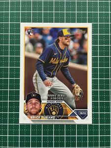 ★TOPPS MLB 2023 UPDATE #US101 BRICE TURANG［MILWAUKEE BREWERS］ベースカード「RD」ルーキー「RC」★