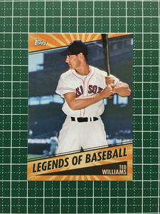 ★TOPPS MLB 2021 OPENING DAY #LOB-14 TED WILLIAMS［BOSTON RED SOX］インサートカード「LEGENDS OF BASEBALL」★