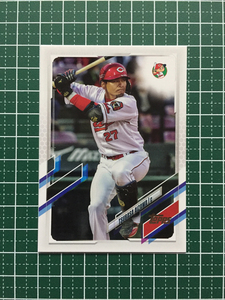 ★TOPPS 2021 NPB プロ野球 #145 會澤翼［広島東洋カープ］ベースカード「BASE」★