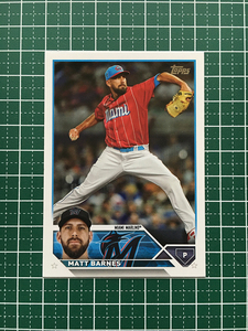 ★TOPPS MLB 2023 UPDATE #US166 MATT BARNES［MIAMI MARLINS］ベースカード「BASE」★