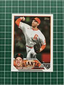 ★TOPPS MLB 2023 UPDATE #US157 JOHN BREBBIA［SAN FRANCISCO GIANTS］ベースカード「BASE」★