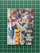 ★TOPPS MLB 2020 SERIES 2 #432 WALKER BUEHLER［LOS ANGELES DODGERS］ベースカード 20★_画像1