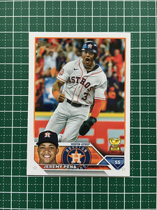 ★TOPPS MLB 2023 SERIES 2 #347 JEREMY PENA［HOUSTON ASTROS］ベースカード「BASE」★