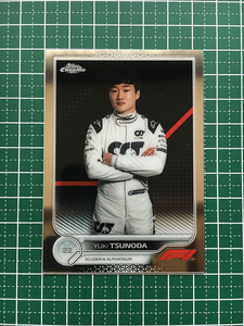 ★TOPPS CHROME 2022 FORMULA 1 F1 #61 角田裕毅／YUKI TSUNODA［SCUDERIA ALPHATAURI］ベースカード「F1 DRIVERS」★