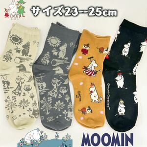 ムーミン　MOOMIN リトルミイ　ミイ　レディース　ソックス　靴下　4足セット