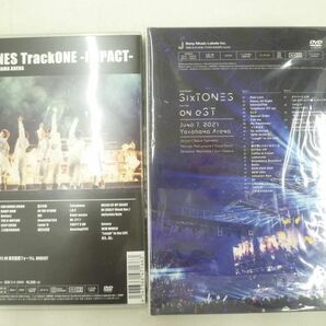 【中古品 同梱可】 SixTONES DVD on eST 初回盤 TrackONE IMPACT 通常盤 2点グッズセットの画像2