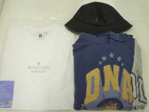 【同梱可】中古品 韓流 防弾少年団 BTS DNA フーディー パーカー 他 Tシャツ 帽子 グッズセット