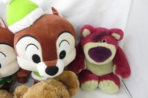 【まとめ売り 中古品】 ディズニー チップ＆デール チップ ユニベア ロッツォ 等 ぬいぐるみ グッズセット_画像3