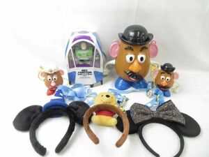 【同梱可】中古品 ディズニー バズライトイヤー ポテトヘッド プーさん 他 ポップコーンバケット カチューシャ 等 グ