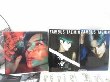 【同梱可】中古品 韓流 SHINee テミン のみ 会場別ストラップ うちわ ピンバッジ CD FAMOUS TAEMIN 等 グッズセット_画像3