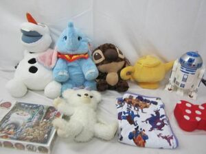 【同梱可】中古品 ディズニー ユニベアシティ オラフ ダンボ 他 ぬいぐるみ 100周年 ジグソーパズル 等 グッズセット