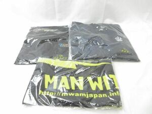 【同梱可】優良品 MAN WITH A MISSION エアヤッケ ウインドブレーカー 10周年 Tシャツ マフラータオル グッズセット