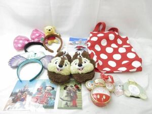 【同梱可】中古品 ディズニー ミニー プーさん チップとデール 他 カチューシャ ミトン バッグ 等 グッズセット