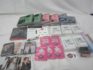 【同梱可】中古品 韓流 SEVENTEEN Kep1er 他 FML CD トレカ 35枚 ライトシェーカー ピンバッジ 等 グッズセット