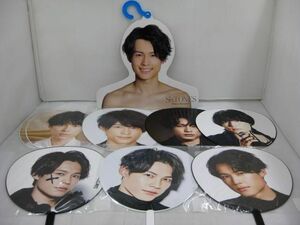 【中古品 同梱可】 SixTONES 松村北斗 Johnnys’ ISLAND STORE 2019 フォトハンガー うちわ 9点 未開封含む グッズセ